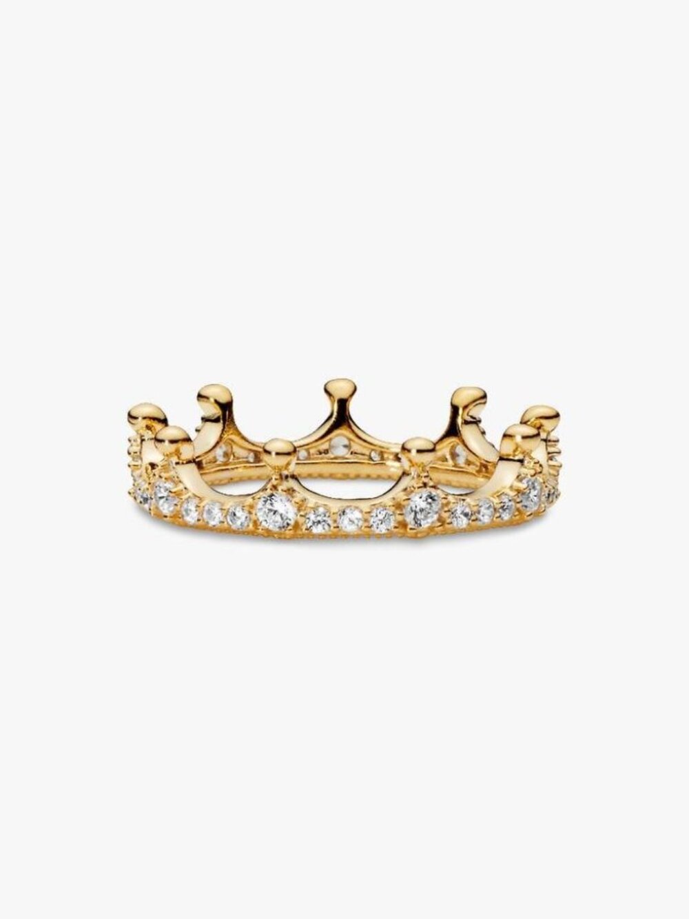 Pandora Clear Sparkling Crown Ring
